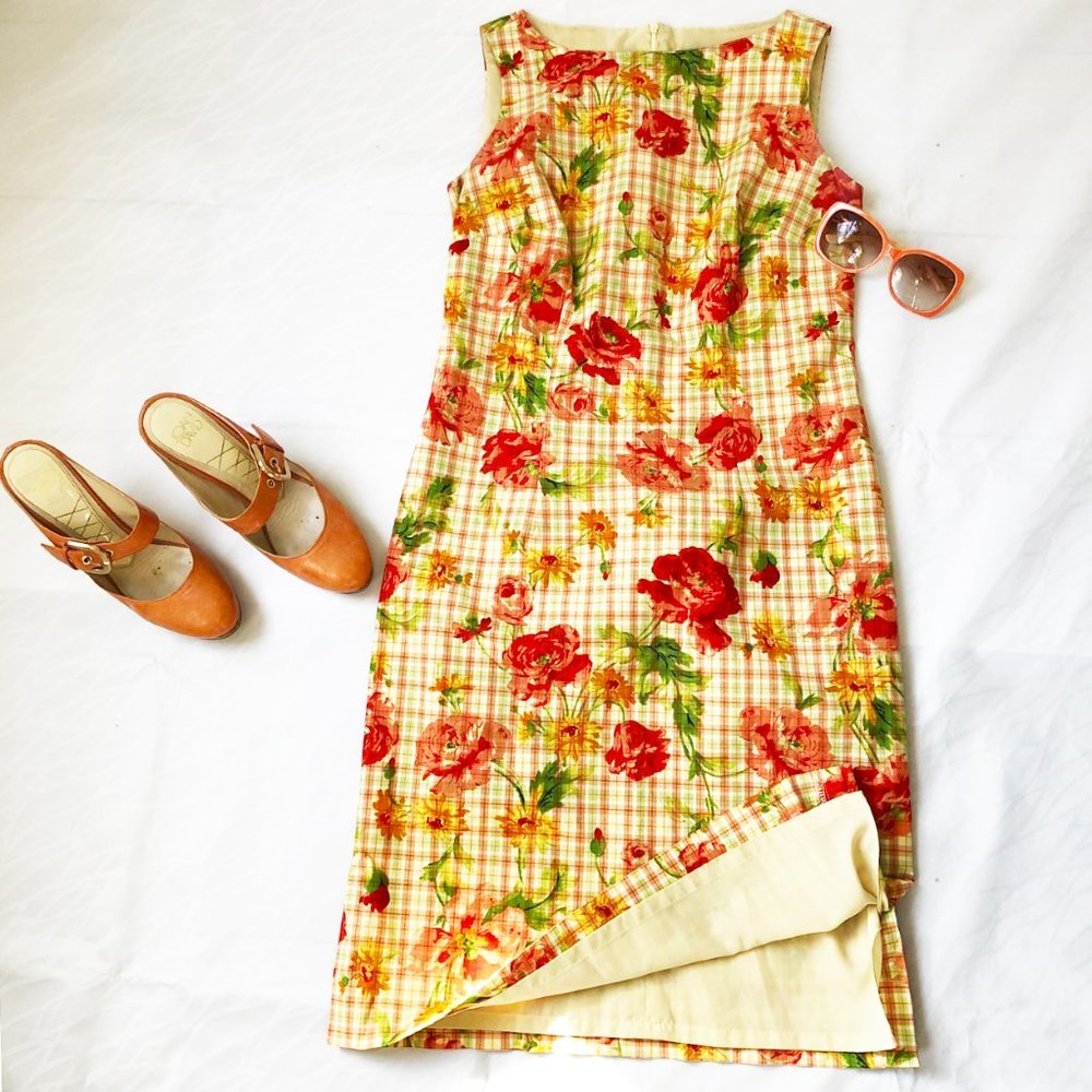 Linea Domani sleeveless sheath dress